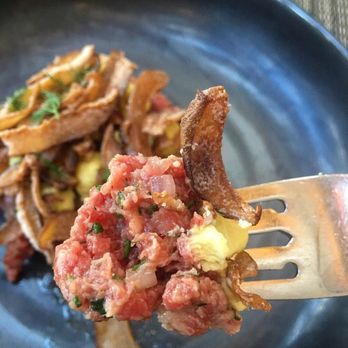 Husk - Aged Beef Tartare - Southern Near Me - Nashville, Tennessee Husk - Aged Beef Tartare - Southern Near Me - Nashville, Tennessee