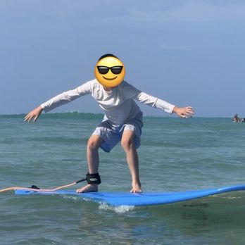 Sparky's Surf School - 6yo son surfing on his own! - Surf Schools Near Me - Honolulu, Hawaii Sparky's Surf School - 6yo son surfing on his own! - Surf Schools Near Me - Honolulu, Hawaii