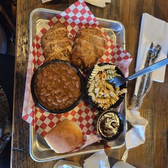 MacQue's Barbeque - Smoked Boneless Chicken Breast Western Beans Pasta Salad 2 oz BBQ Sauce - Barbeque Near Me - Elk Grove, California MacQue's Barbeque - Smoked Boneless Chicken Breast Western Beans Pasta Salad 2 oz BBQ Sauce - Barbeque Near Me - Elk Grove, California