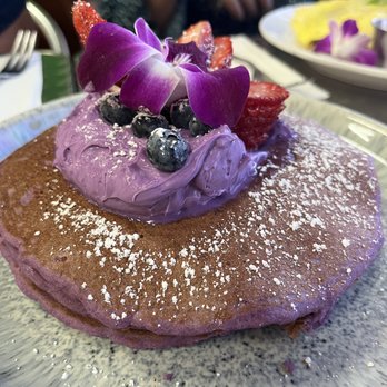 Guieb Cafe - Ube Mascarpone Pancake - New American Near Me - Aiea, Hawaii