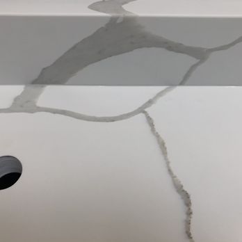 Best Buy Carpet's - Marbling lines up and clear caulk. Best Buy Carpets and Granite has incredible attention to detail. - Carpeting Near Me - Naperville, Illinois