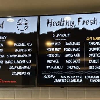 Mahana - Menu - Poke Near Me - San Francisco, California