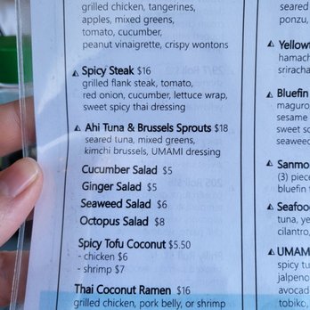 Umami Bham - Soup & Salad menu - Sushi Bars Near Me - Birmingham, Alabama