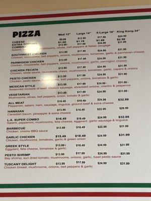 Menu photo 7 Milano Pizza Tracy, CA