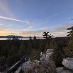 Van Sickle Bi-State Park - Here's the reward at the end of this moderately challenging hike up from parking near the go