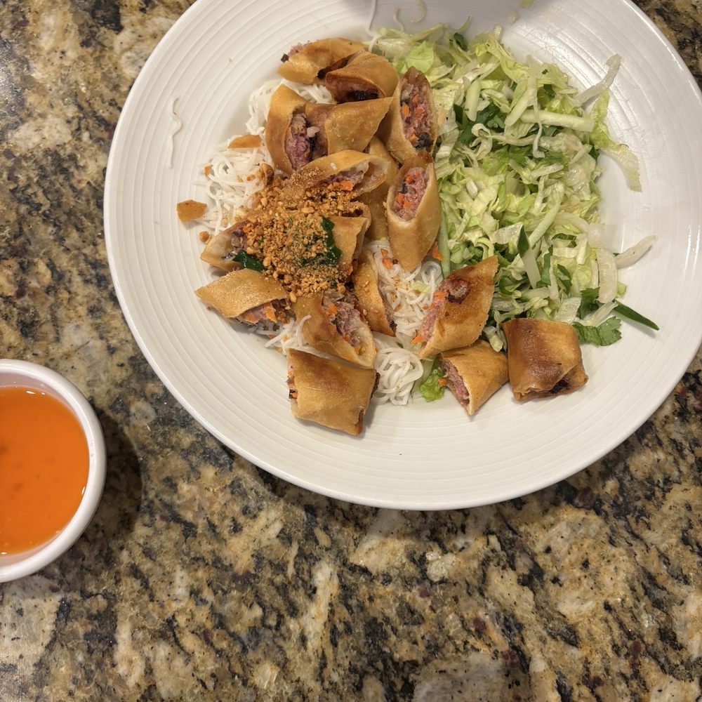 Saigon Noodle House - B1. Bún Chả Giò- Thin vermicelli noodles with Vietnamese pork egg rolls - Vietnamese Near Me - Birmingham, Alabama