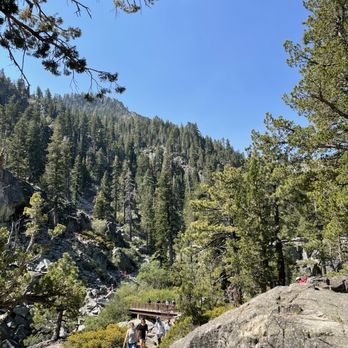 Eagle Falls Trailhead - Trail going up to the falls - Hiking Near Me - South Lake Tahoe, California