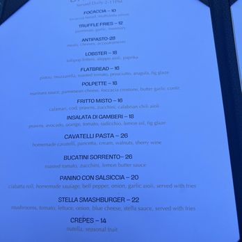STELLA - Bar menu July 30, 2026 - New American Near Me - Seattle, Washington STELLA - Bar menu July 30, 2026 - New American Near Me - Seattle, Washington