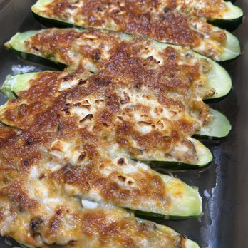 Joyful Culinary Creations - Stuffed Zucchini - Personal Chefs Near Me Joyful Culinary Creations - Stuffed Zucchini - Personal Chefs Near Me