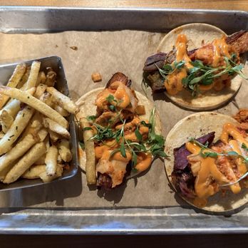 Maple Landing - Pork Belly Kimchi Tacos - Barbeque Near Me - Dallas, Texas Maple Landing - Pork Belly Kimchi Tacos - Barbeque Near Me - Dallas, Texas