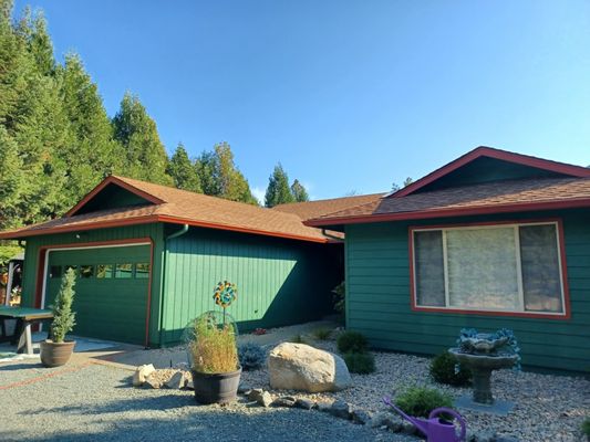 Grants Pass, OR Exterior - Full Exterior Transformation in Emerald Green 🌲
Check out this complete exterior overhaul! We took this home from a faded, weathered tan to a vibrant, modern forest green with crisp red accents.
Project Highlights:
• Complete Surface Prep: Power washing and sanding to ensure a smooth, long-lasting bond.
• Premium Exterior Paint: Used high-durability, weather-resistant coating to protect against the elements.
• Trim & Accent Work: Detailed painting of trim and siding to create a sharp, clean contrast.
The results speak for themselves—a total curb appeal boost that makes this home stand out in the neighborhood.
Ready to give your home a new look?
Message us today for a FREE estimate and ask about our 10% discount for new projects! Grants Pass, OR Exterior - Full Exterior Transformation in Emerald Green 🌲
Check out this complete exterior overhaul! We took this home from a faded, weathered tan to a vibrant, modern forest green with crisp red accents.
Project Highlights:
• Complete Surface Prep: Power washing and sanding to ensure a smooth, long-lasting bond.
• Premium Exterior Paint: Used high-durability, weather-resistant coating to protect against the elements.
• Trim & Accent Work: Detailed painting of trim and siding to create a sharp, clean contrast.
The results speak for themselves—a total curb appeal boost that makes this home stand out in the neighborhood.
Ready to give your home a new look?
Message us today for a FREE estimate and ask about our 10% discount for new projects!