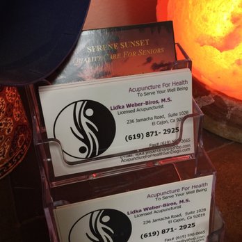Acupuncture For Health - Lidka is the best. - Acupuncture Near Me - El Cajon, California Acupuncture For Health - Lidka is the best. - Acupuncture Near Me - El Cajon, California