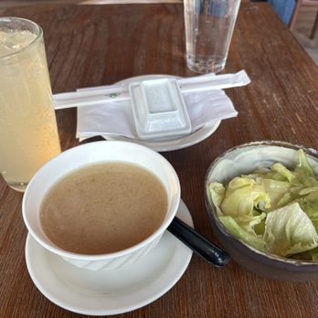 Yuzu Sushi - Miso Soup and ginger salad - Japanese Near Me - Chamblee, Georgia