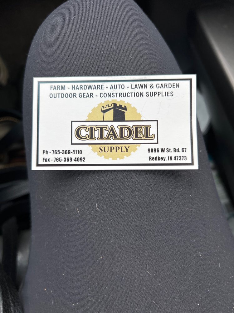 CITADEL SUPPLY Updated August 2024 9096 IN67, Redkey, Indiana