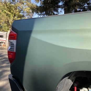 Dent & Ding Fix - After dent removed, no damage to vinyl wrap - Mobile Dent Repair Near Me Dent & Ding Fix - After dent removed, no damage to vinyl wrap - Mobile Dent Repair Near Me