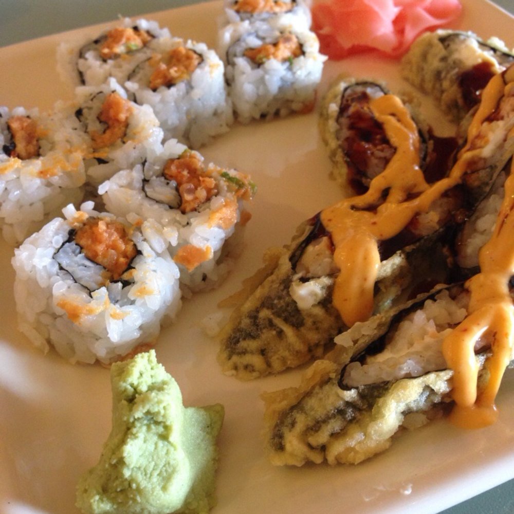 Dancing Roll - Spicy Tuna and Sunday morning roll. - Sushi Bars Near Me - West Chester, Ohio