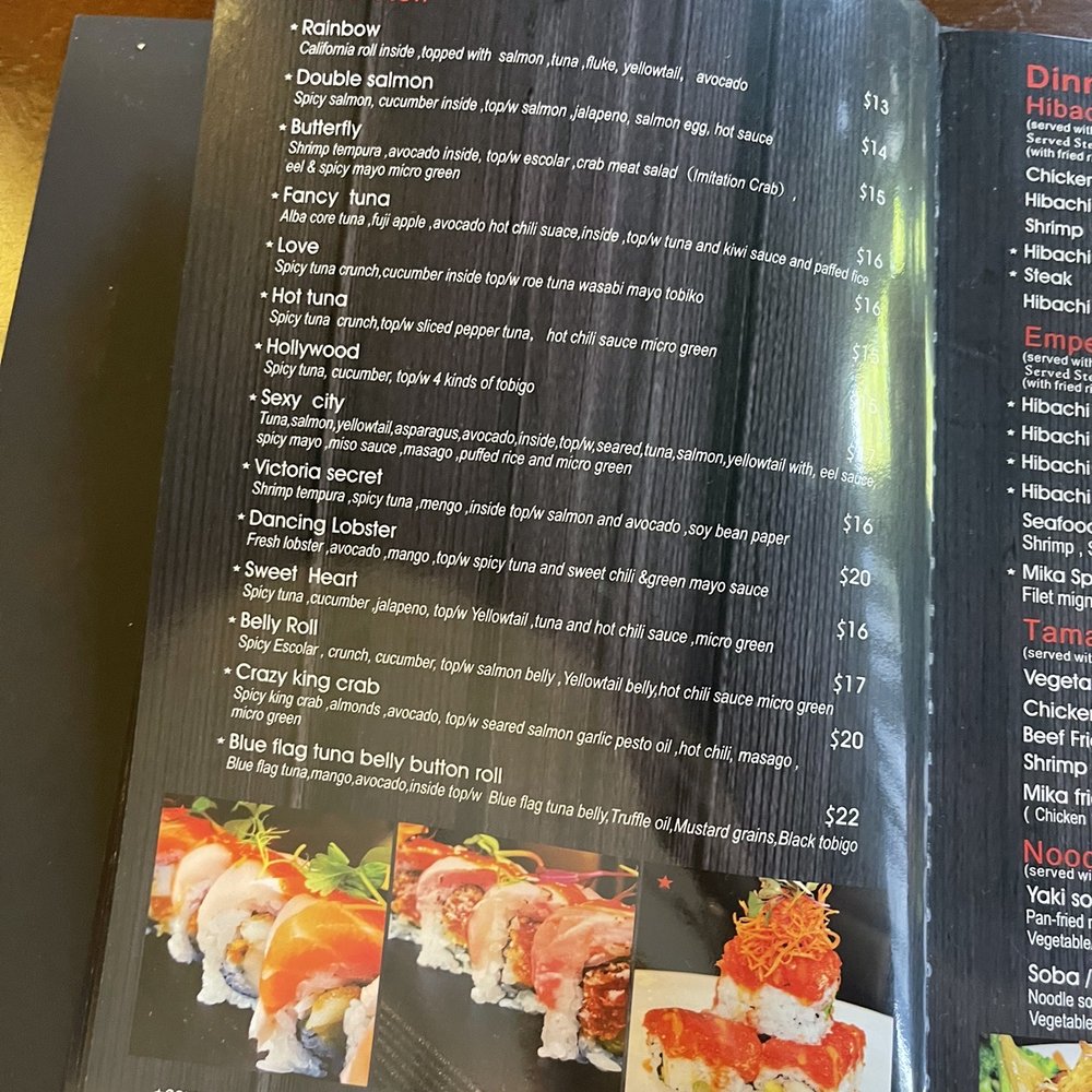 Mika French Sushi - Menu - Japanese Near Me - Sugar Hill, Georgia Mika French Sushi - Menu - Japanese Near Me - Sugar Hill, Georgia