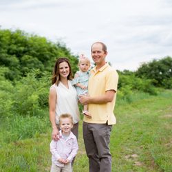 Briscoe Richard, DDS -  Cornerstone Family Dental - Dr. Dosch with her family, Adam, Lawrenz, and Breckyn