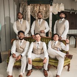 Lone Star Cigar Bar - My and my Beer Boys enjoying my custom wedding cigars