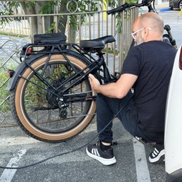 Cutting our bike lock