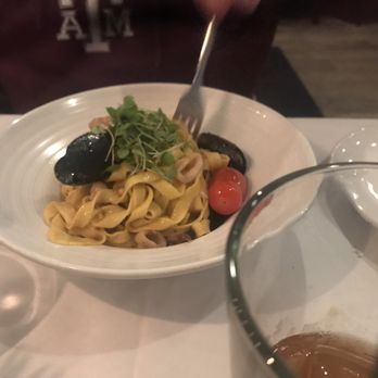 Nick’s German Kitchen - Spaghetti with seafood for $29. Very very small serving. - Modern European Near Me - Mount Pleasant, South Carolina Nick’s German Kitchen - Spaghetti with seafood for $29. Very very small serving. - Modern European Near Me - Mount Pleasant, South Carolina