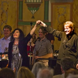 Australian composer Elena Kats-Chernin and Marin Alsop, 2010