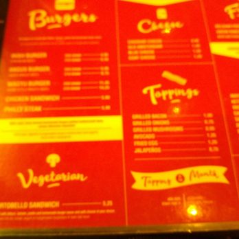 Burger Bar - Menu: kids menu can only ordered for children up to 12 years! - Burgers Near Me - Amsterdam, New Hampshire