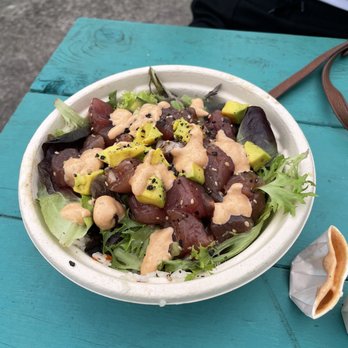 Poke Bobs - Poke bowl-good stuff - Food Trucks Near Me - Hana, Hawaii