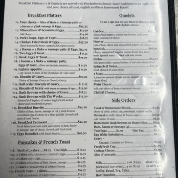 Powderhorn Cafe - Menu as of 6/6/26 - Diners Near Me - Grants Pass, Oregon Powderhorn Cafe - Menu as of 6/6/26 - Diners Near Me - Grants Pass, Oregon