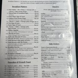 Powderhorn Cafe - Menu as of 6/6/26