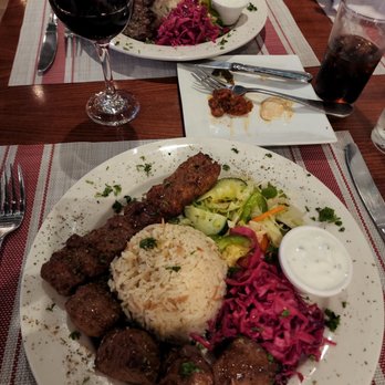 El Turco Grill - Tender Lamb Chops in the back and Lamb Shish Kabob and Adana Kebab Combo platter - Mediterranean Near Me - Hackensack, New Jersey El Turco Grill - Tender Lamb Chops in the back and Lamb Shish Kabob and Adana Kebab Combo platter - Mediterranean Near Me - Hackensack, New Jersey
