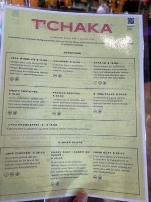 Menu photo 8 T'chaka Oakland, CA