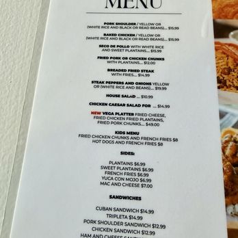 Vega’s Resturante - Menu - Spanish Near Me - Torrington, Connecticut Vega’s Resturante - Menu - Spanish Near Me - Torrington, Connecticut