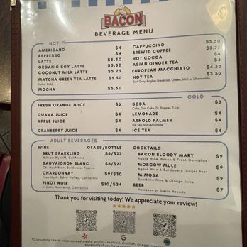 Bacon - Breakfast & Brunch Near Me - Novato, California Bacon - Breakfast & Brunch Near Me - Novato, California