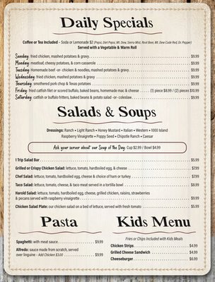 Menu photo 2 South Side Cafe Rushville, IL