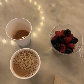 Dahlia Bakery - Coffees and fruit cup - Bakeries Near Me - Seattle, Washington