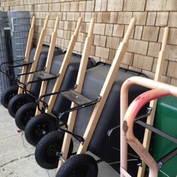 Granite Stores of MV - Wheel barrels lined up outside