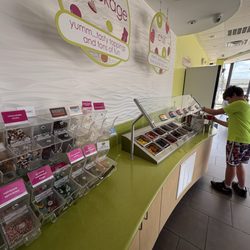 Menchie's Frozen Yogurt - A lot of Topping options