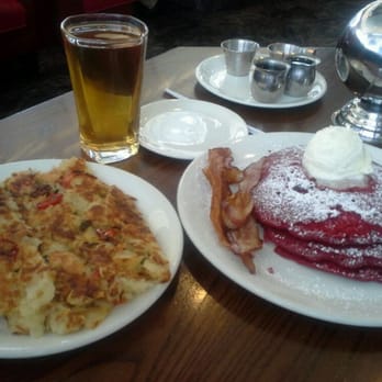 Tops Diner - Everything was great..red velvet pancakes - Diners Near Me - East Newark, New Jersey