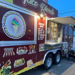 Taco Riendo - Lots on the menu. Taco truck in Hays. Yum!