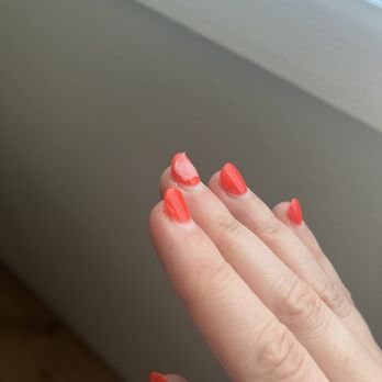 Dipped - peeling top layer of DIP manicure - Nail Salons Near Me - Lake Oswego, Oregon