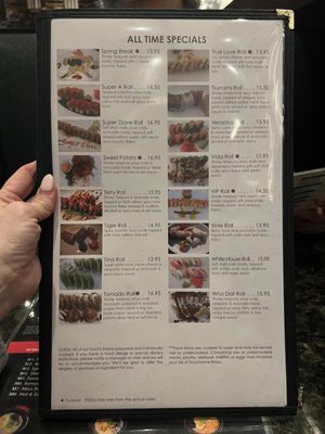 Menu photo 1 Sushi Hana Katy, TX