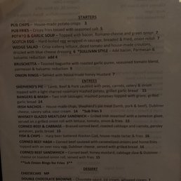 Menu- it seems to change on occasion. Menu- it seems to change on occasion.