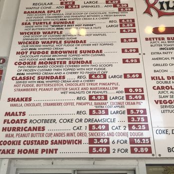 Kill Devil's Frozen Custard & Beach Fries - Menu - Ice Cream & Frozen Yogurt Near Me - Kill Devil Hills, North Carolina Kill Devil's Frozen Custard & Beach Fries - Menu - Ice Cream & Frozen Yogurt Near Me - Kill Devil Hills, North Carolina