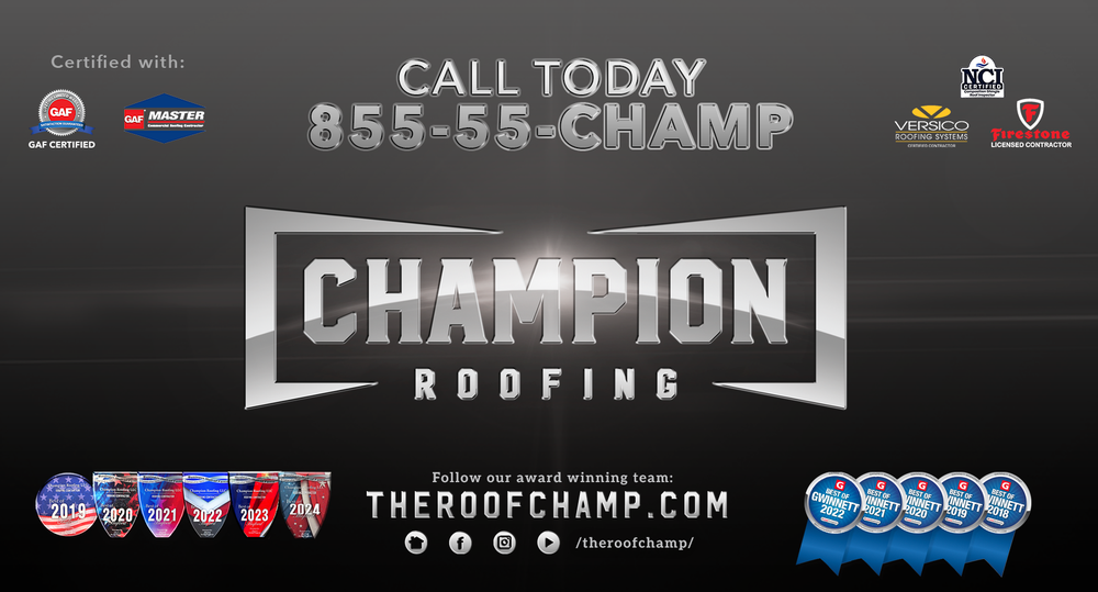 Slide of Champion Roofing