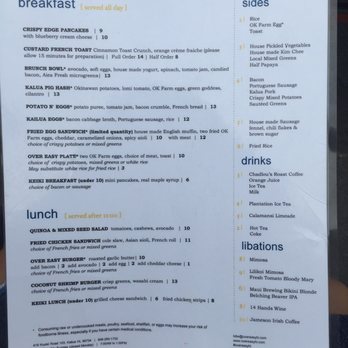 Over Easy - The me h - Breakfast & Brunch Near Me - Kailua, Hawaii