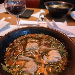 Wonton Soup with Noodles