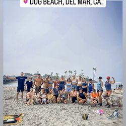 Sweat Circuit - Del Mar - Beach day with the fit fam!