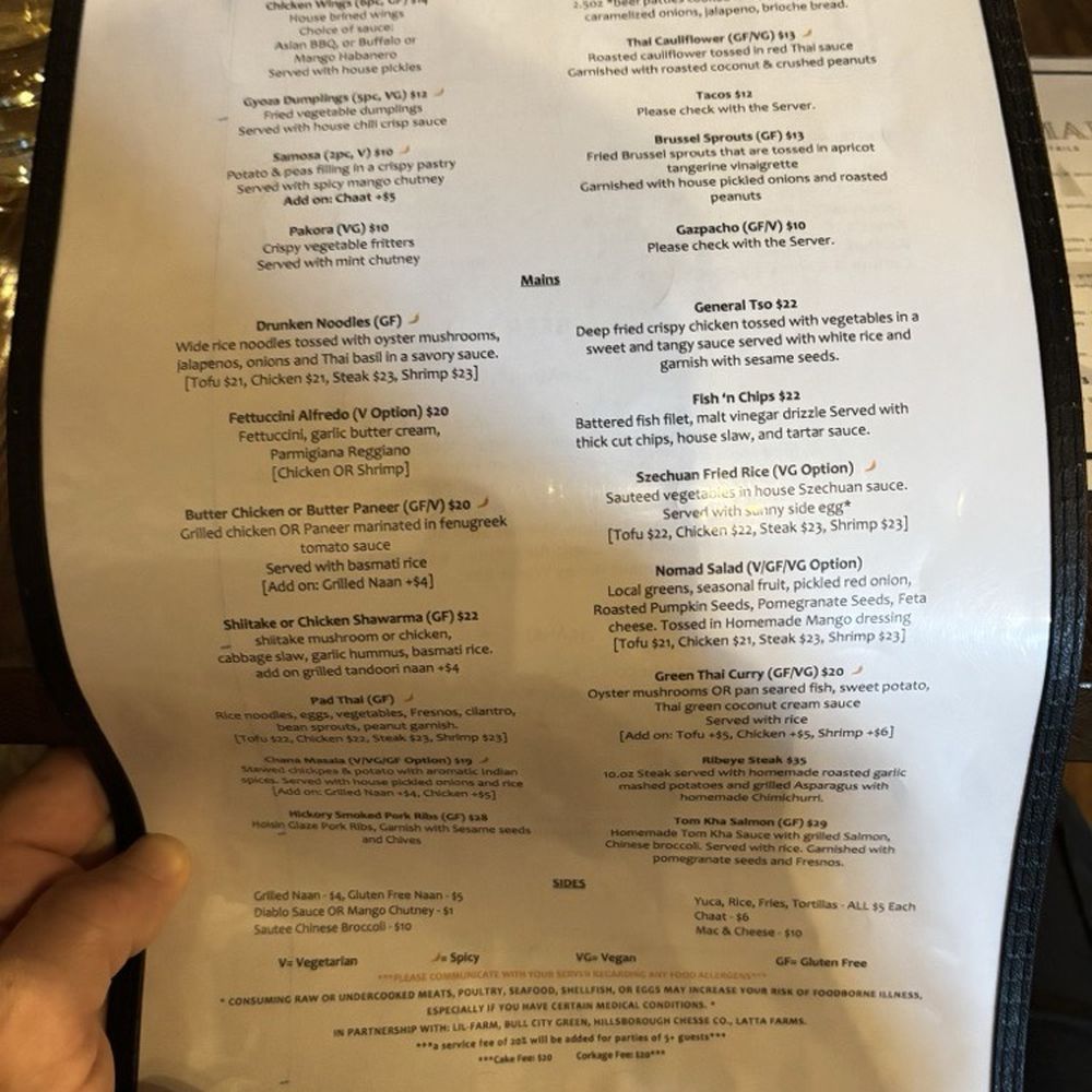 The Nomad - Menu - Tapas/Small Plates Near Me - Hillsborough, North Carolina The Nomad - Menu - Tapas/Small Plates Near Me - Hillsborough, North Carolina