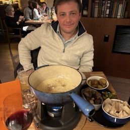 Fondue with prime rib! Fondue with prime rib!